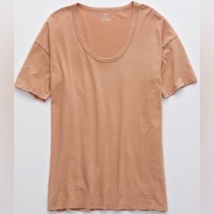 Aerie Boyfriend Voop Oversized T-Shirt | baggy fit, slight distressing